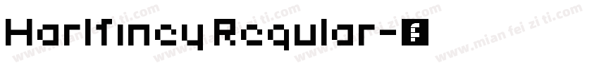 Harlfiney Regular字体转换
